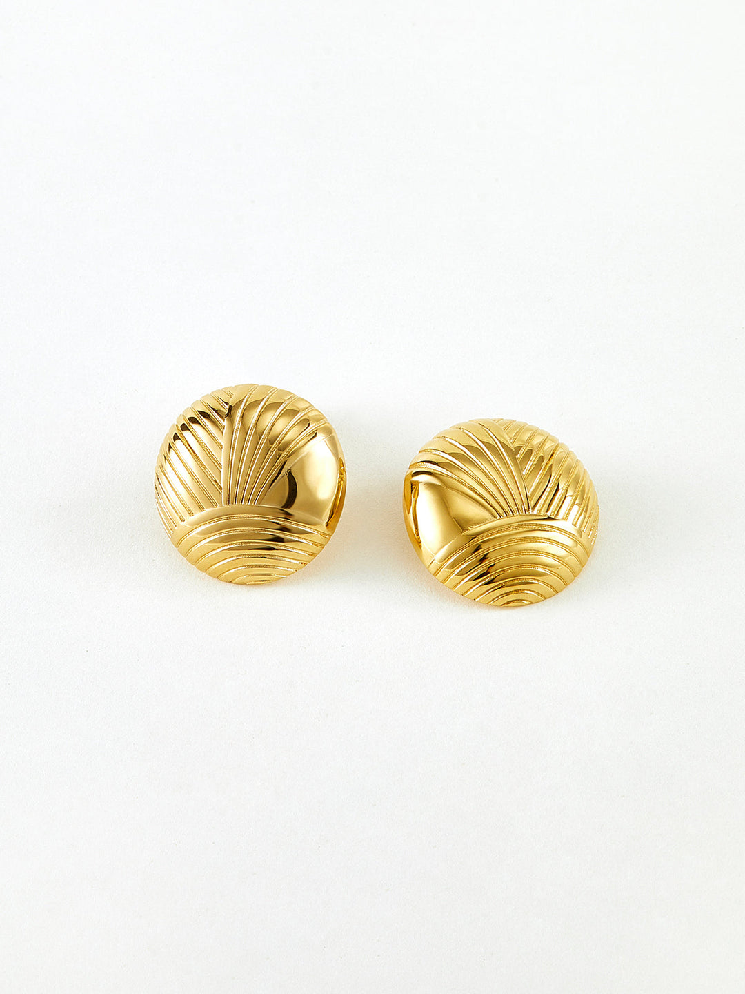 Boucles d'oreilles Oblates Ondulées