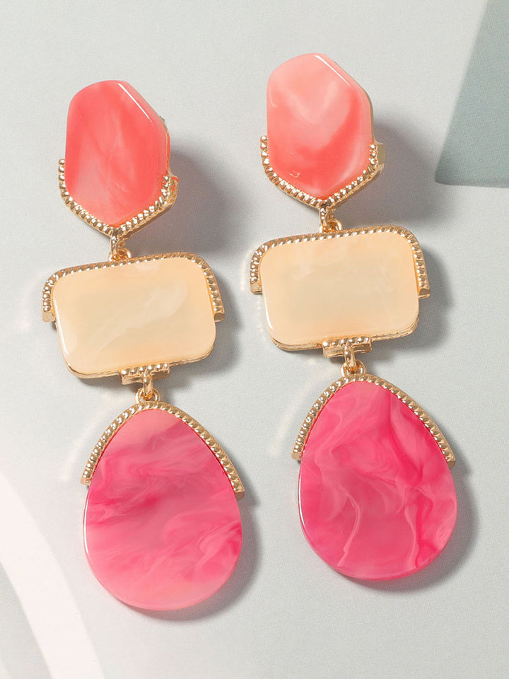 Boucles d'oreilles géométriques bohèmes