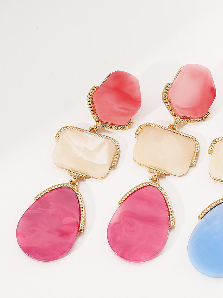 Boucles d'oreilles géométriques bohèmes