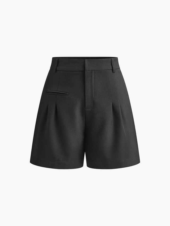 Shorts mi-taille semi-transparents sans ceinture