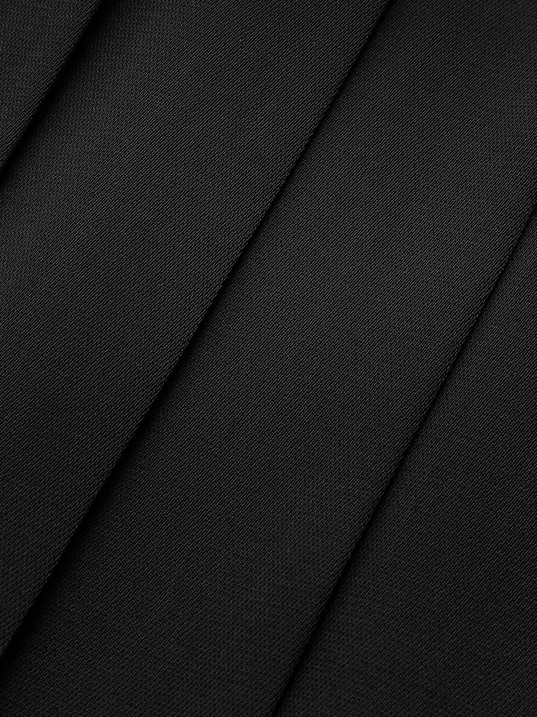 Jupe Longue Plissée Asymétrique Patchwork Similicuir Mousseline