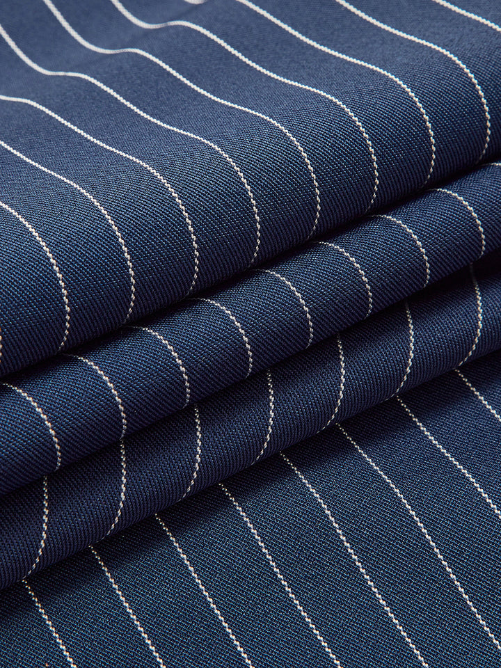 Pantalons Larges Plissés Pinstripe