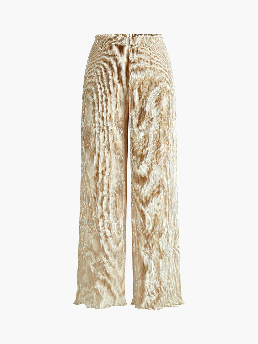Ensemble Haut Court Dos-Nu Asymétrique et Pantalon Large