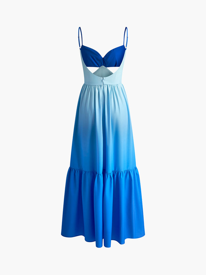 Robe Longue Dos Nu Découpée