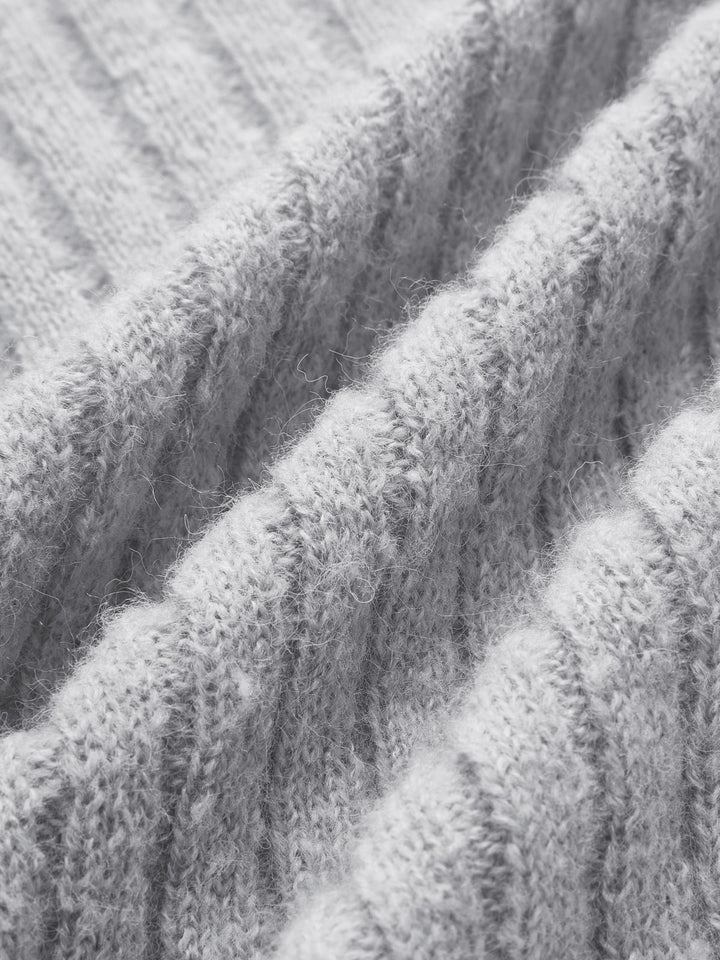 Cardigan à Boutons avec Garniture Brodé Contrastante
