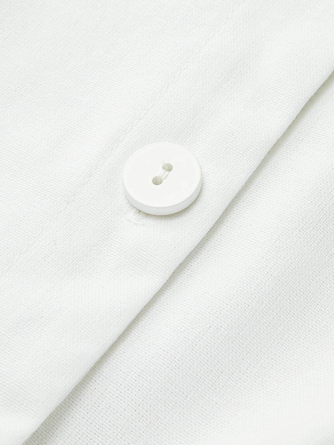 Débardeur Boutonné en Mélange de Lin