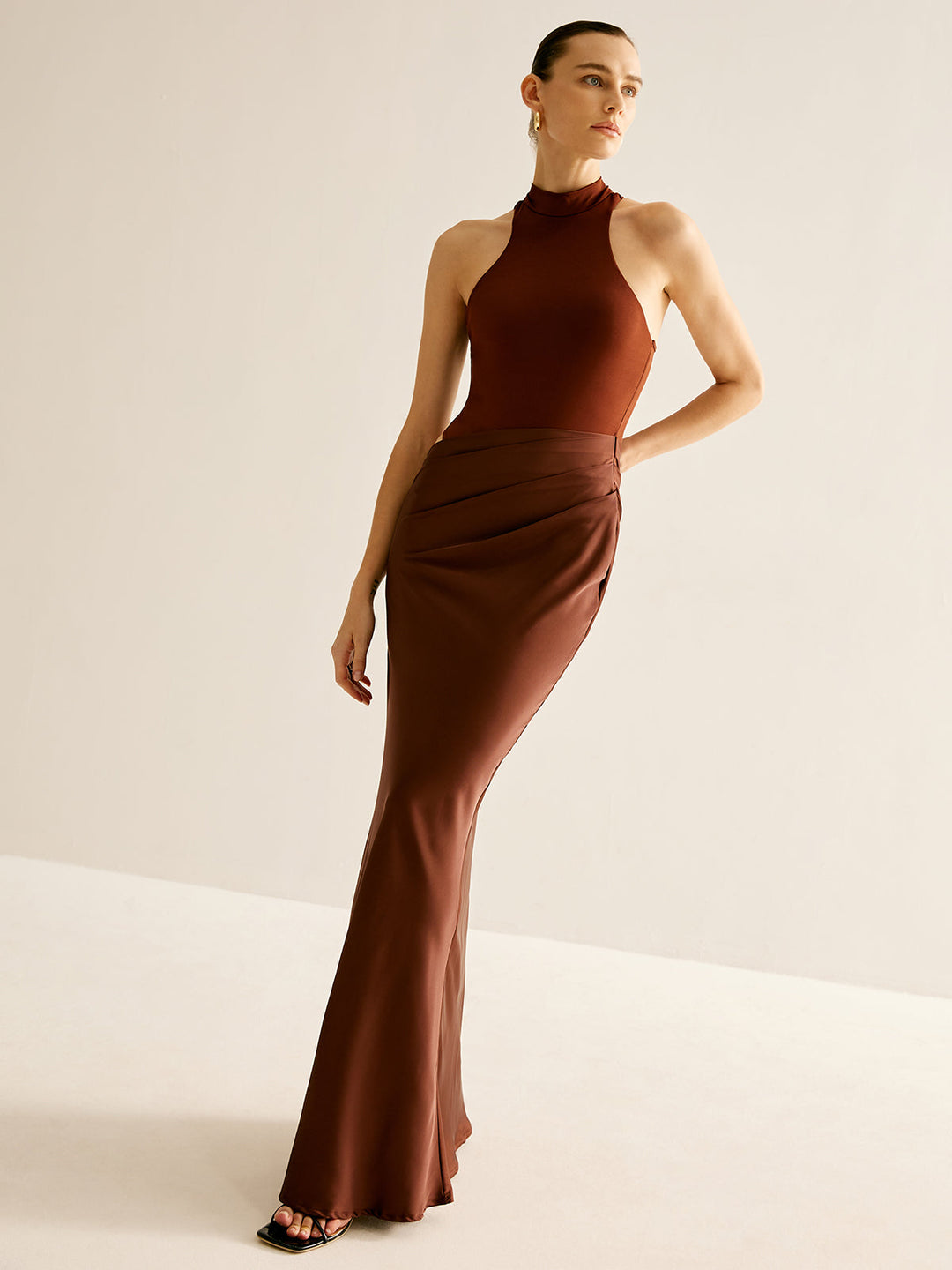 Robe Sexy Ajustée Avec Découpes