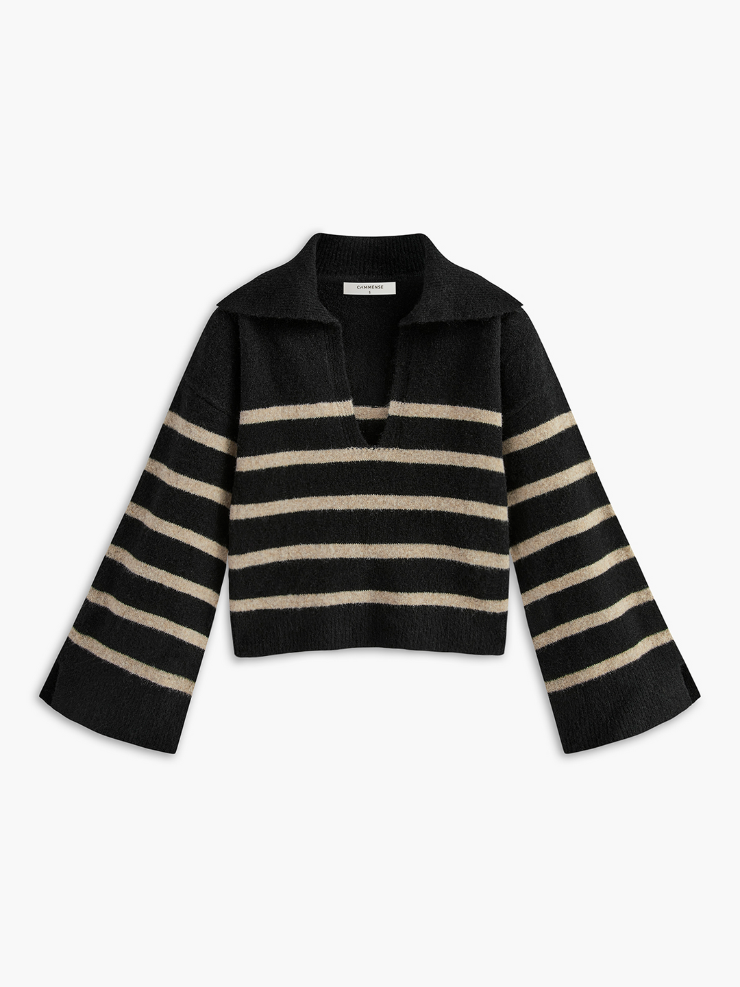 Pull à Manches Longues En Coton Oubl surdimensionné