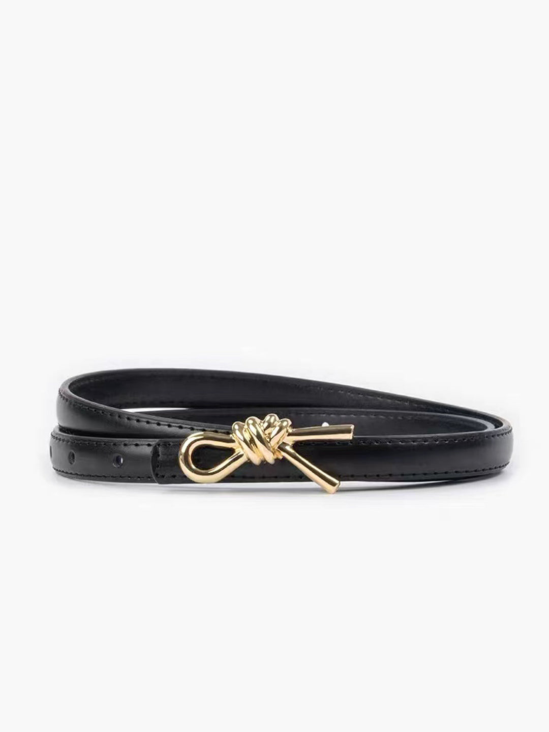 Ceinture fine à boucle nouée