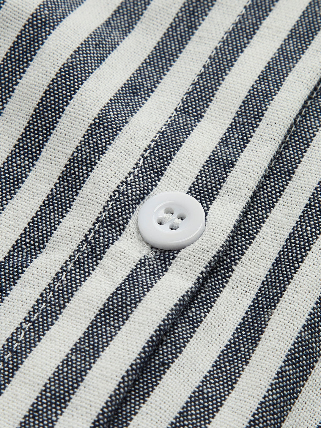 Chemise ample à rayures tennis en coton et lin