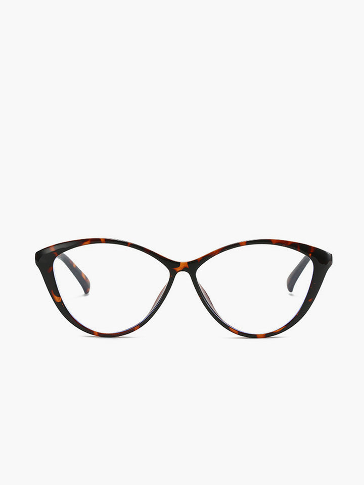 Lunettes Yeux de Chat Motif Léopard Rétro