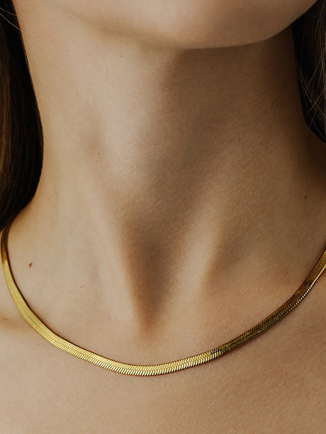 Collier Chaîne Serpent Minimaliste