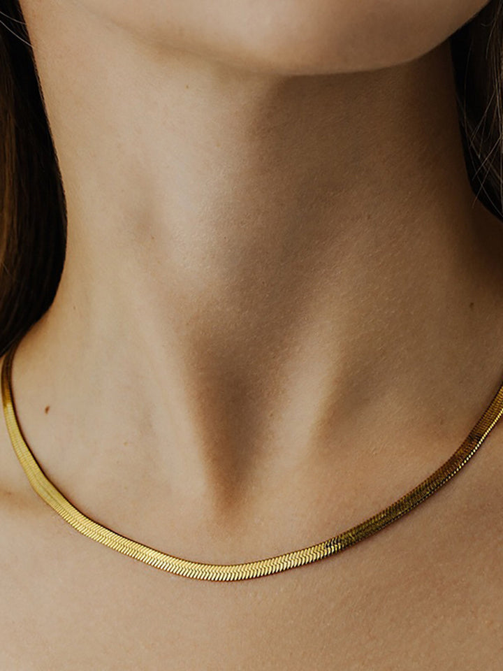 Collier Chaîne Serpent Minimaliste