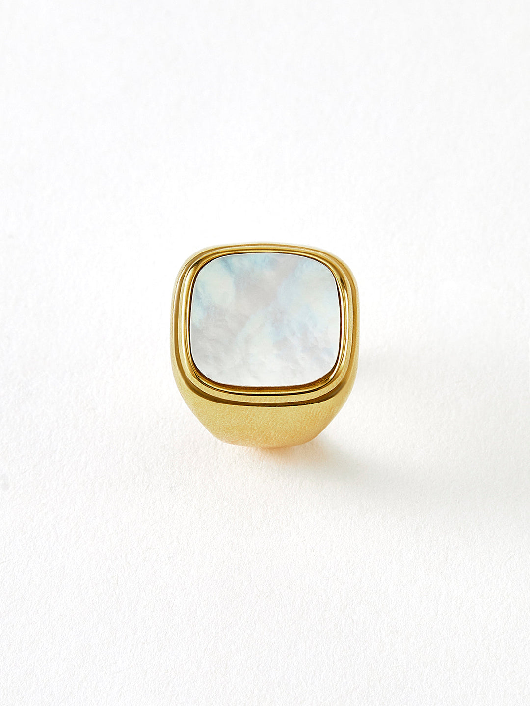 Bague Sceau Coque Carrée