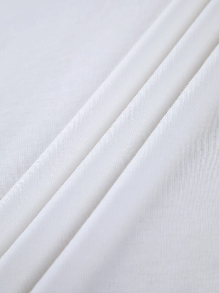 Chemise à épaules dénudées avec revers semi-transparent