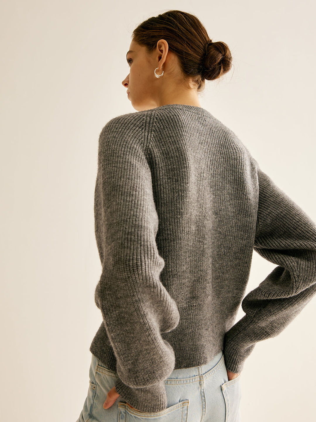 Cardigan Douillet à Boutons