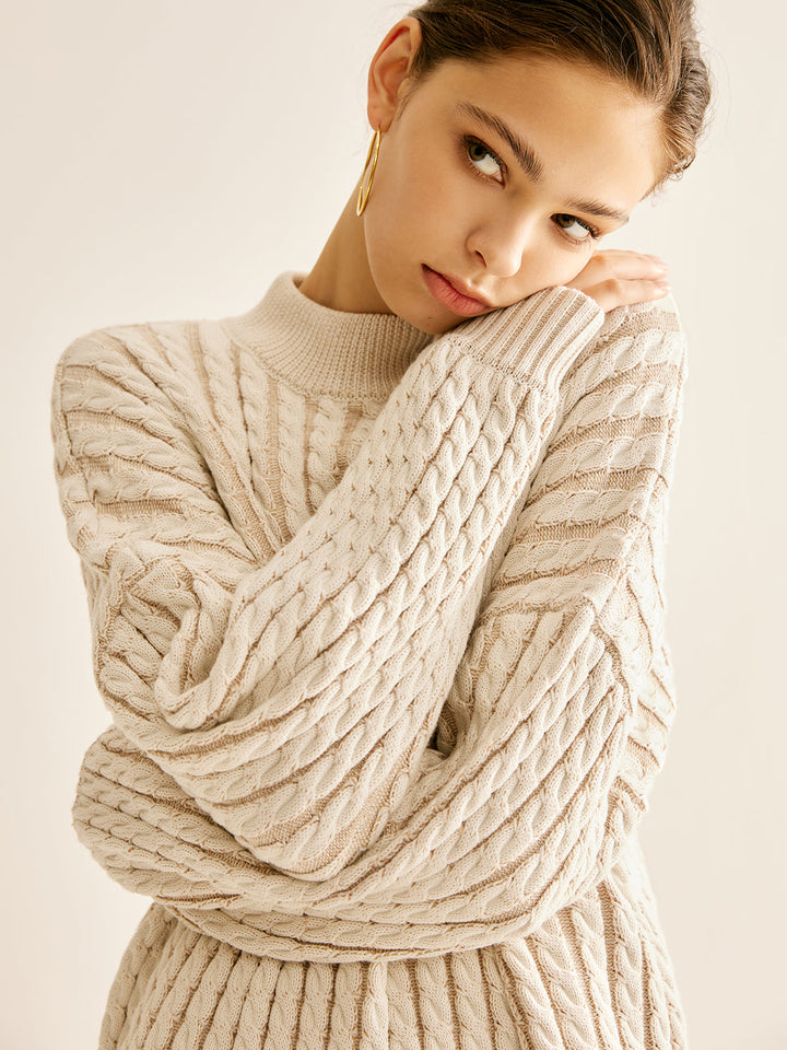 Pull à câble uni minimaliste