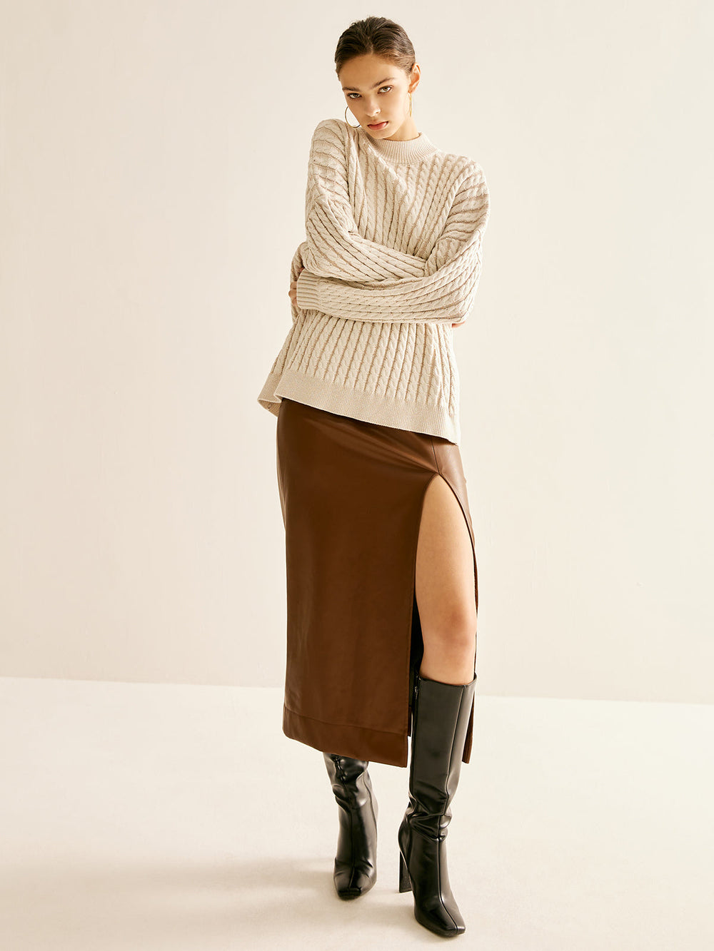 Pull à câble uni minimaliste
