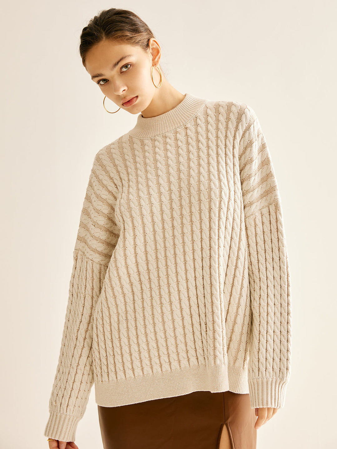 Pull à câble uni minimaliste