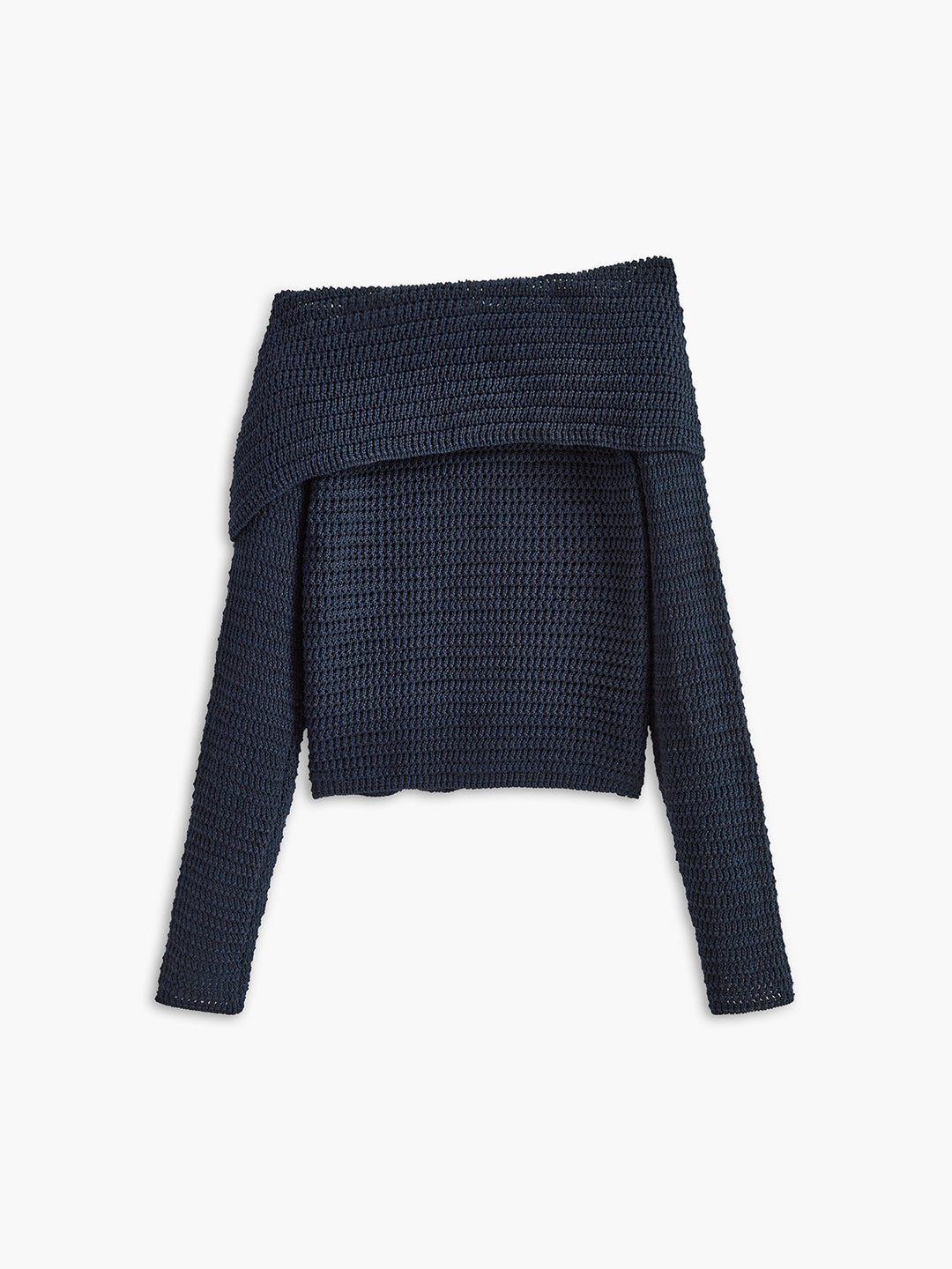 Haut en tricot à poitrine asymétrique