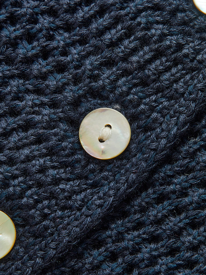 Haut en tricot à poitrine asymétrique
