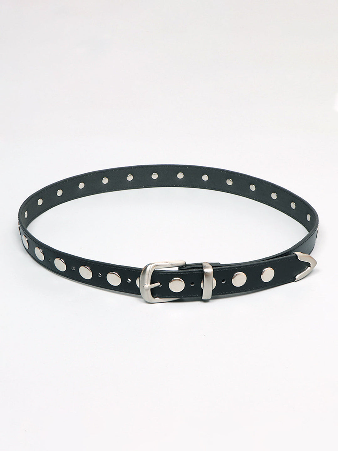Ceinture à boucle souple cloutée