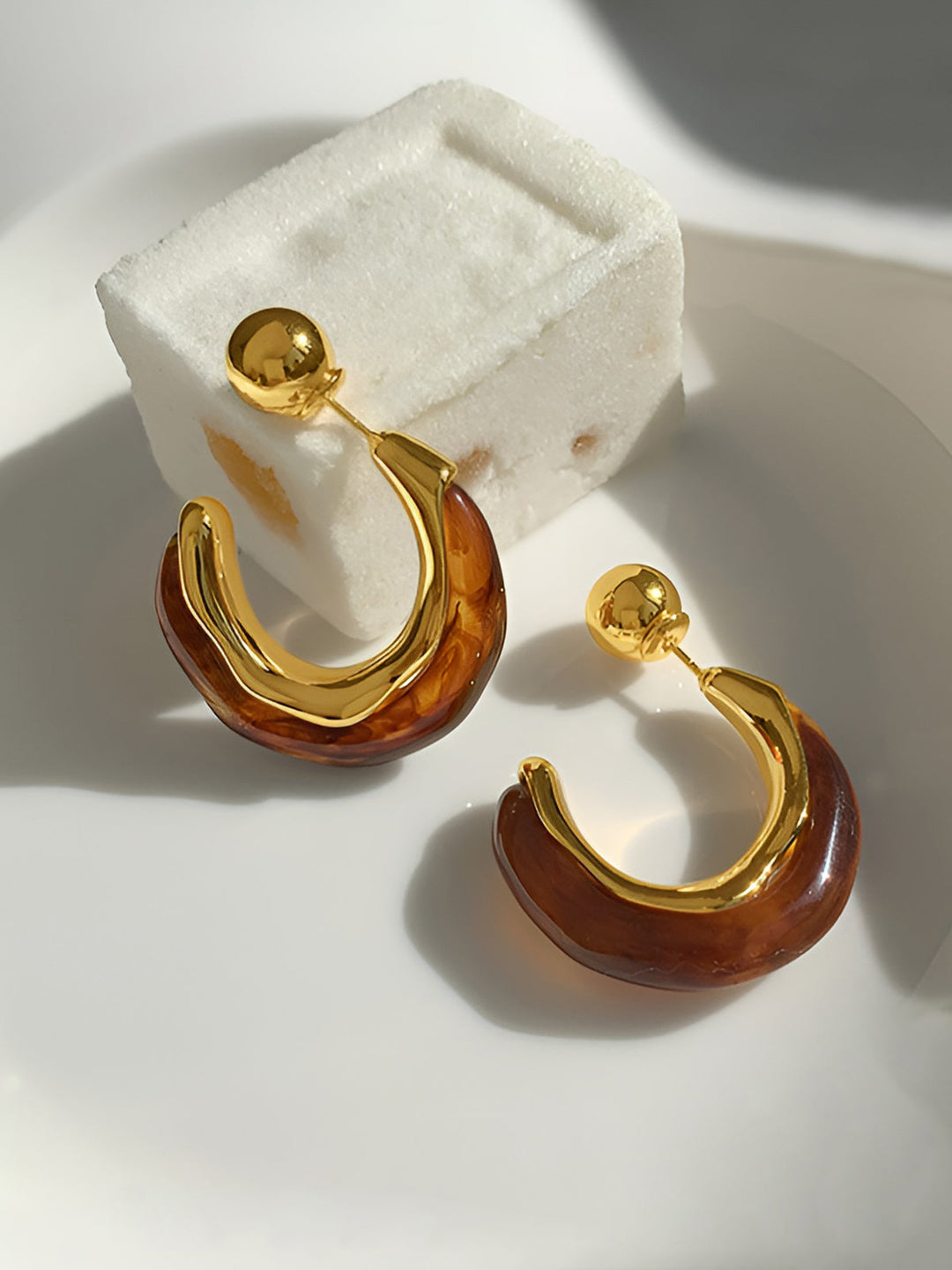 Boucles d'oreilles créoles rétro