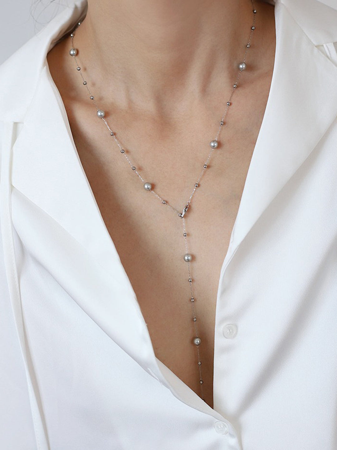 Collier à Pendentif à Perles