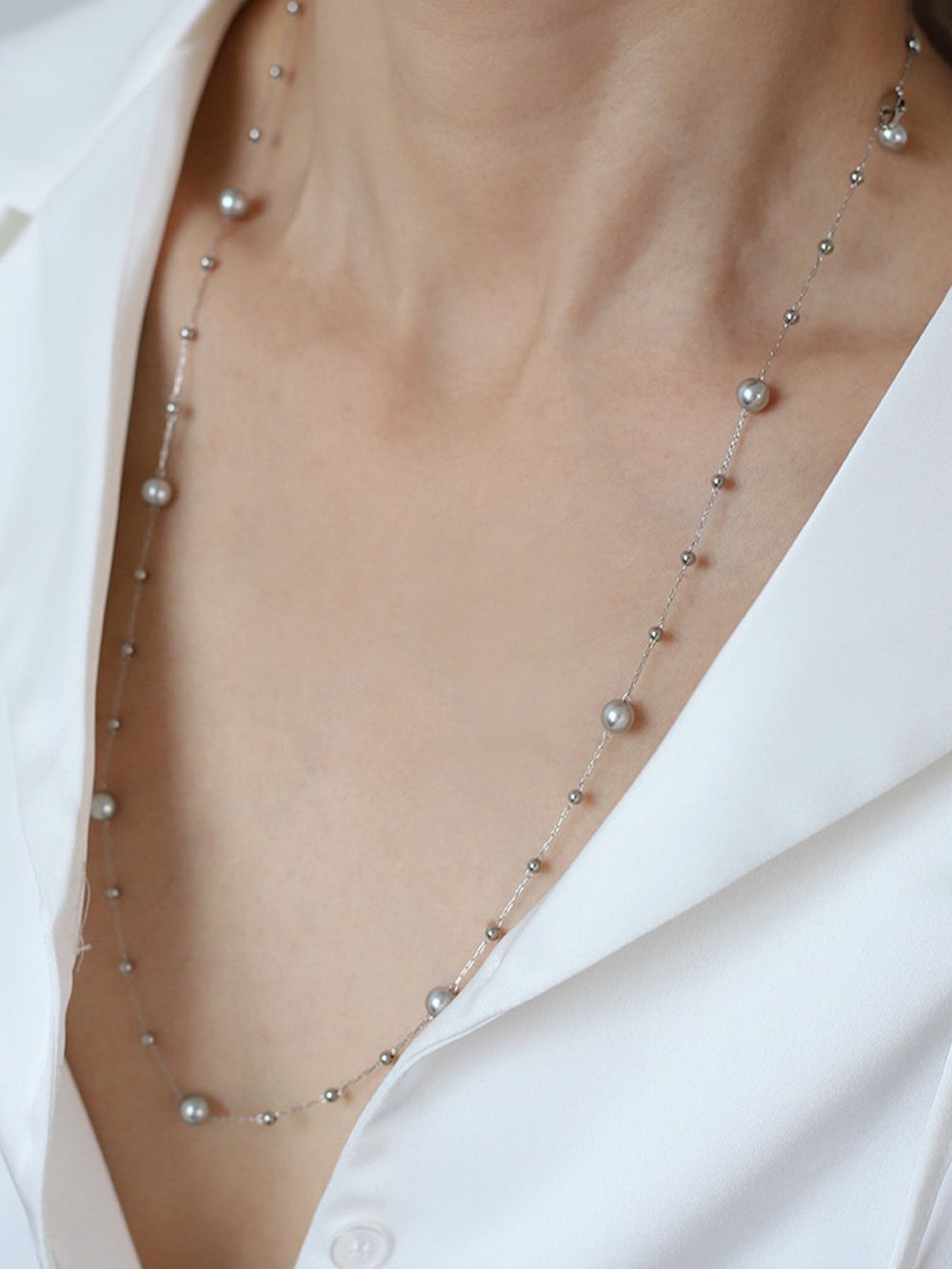 Collier à Pendentif à Perles