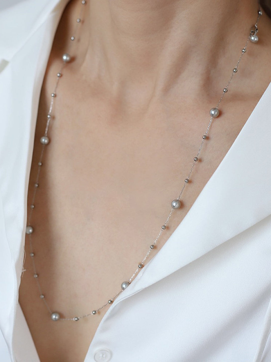 Collier à Pendentif à Perles