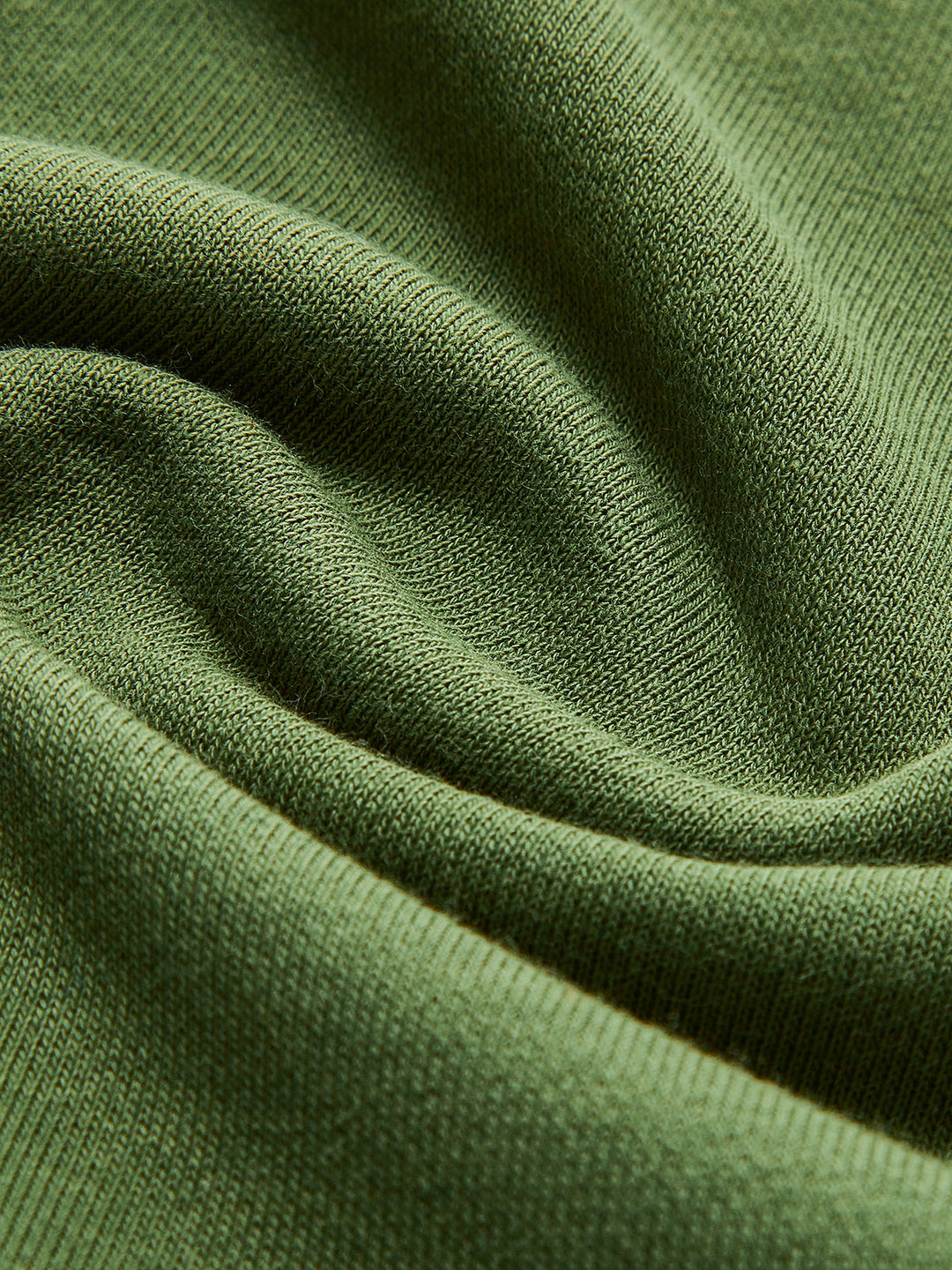 Sweatshirt Col Ras du Cou en Coton Uni