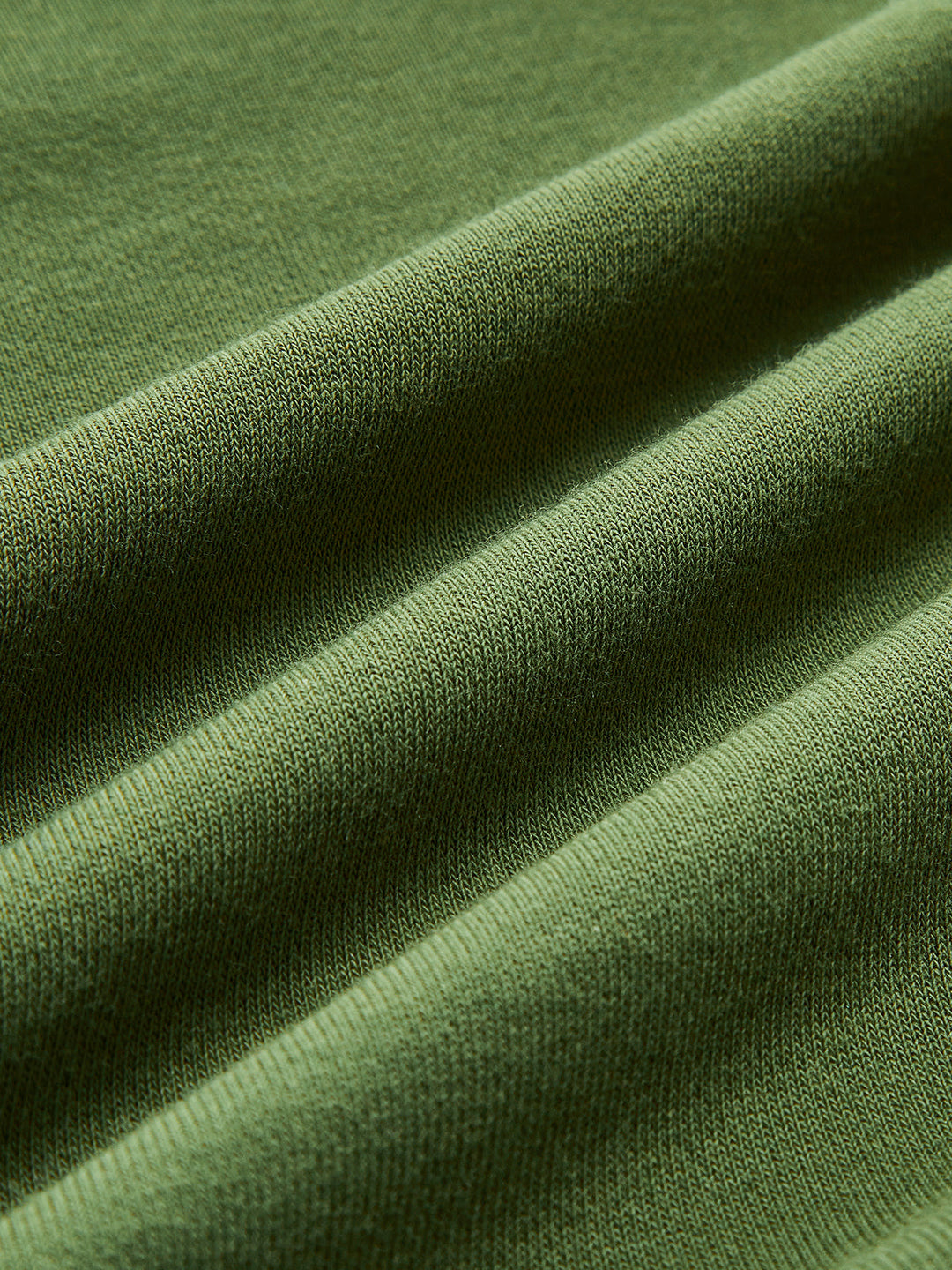 Sweatshirt Col Ras du Cou en Coton Uni