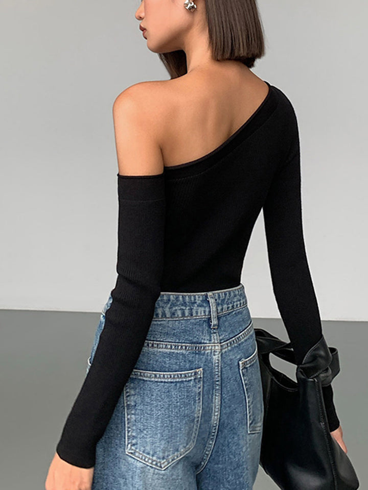 Haut en tricot à une épaule