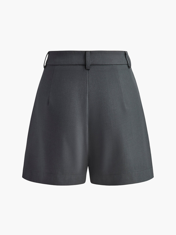 Shorts mi-taille semi-transparents sans ceinture