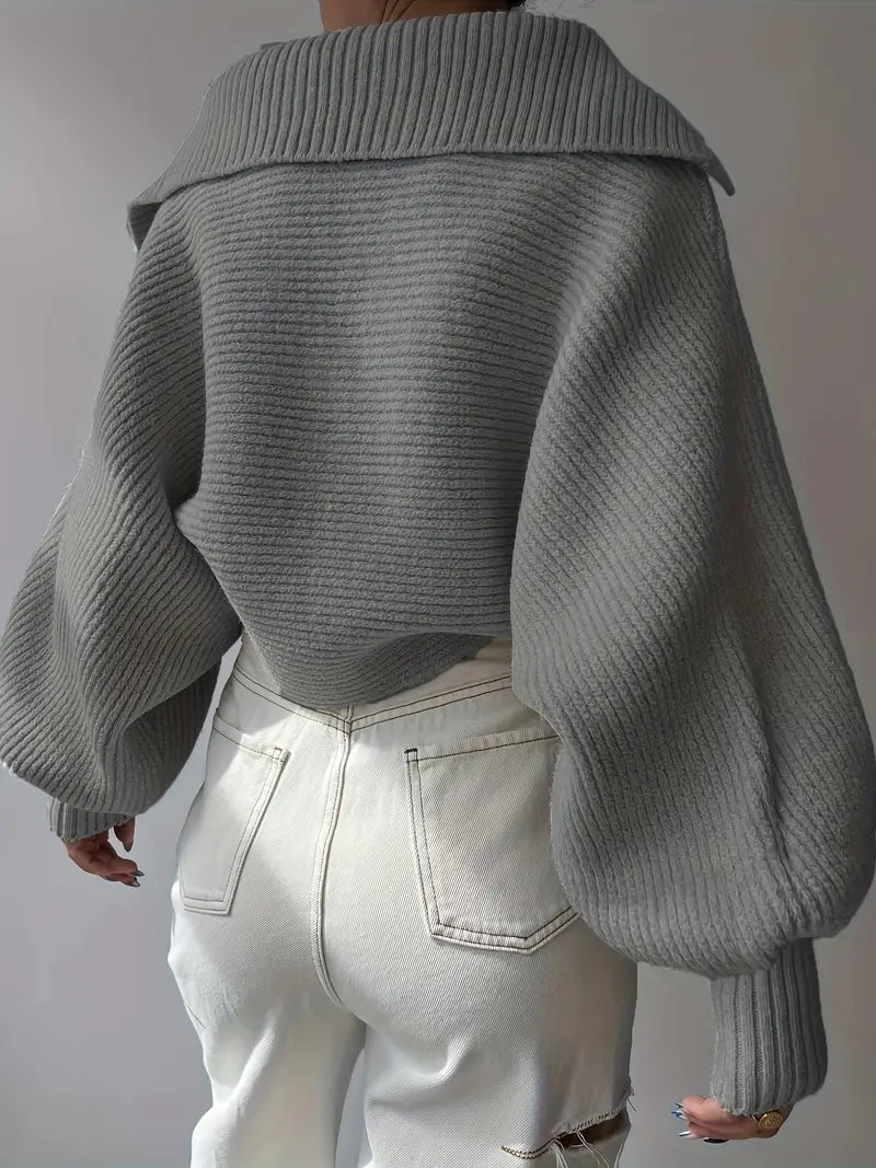 Pull à revers uni