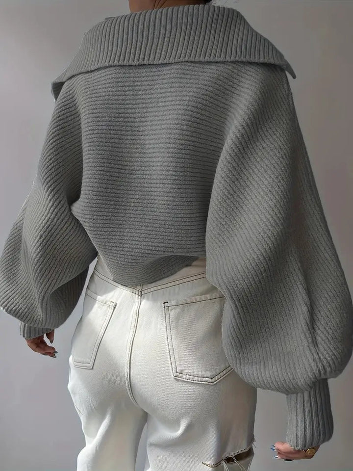 Pull à revers uni