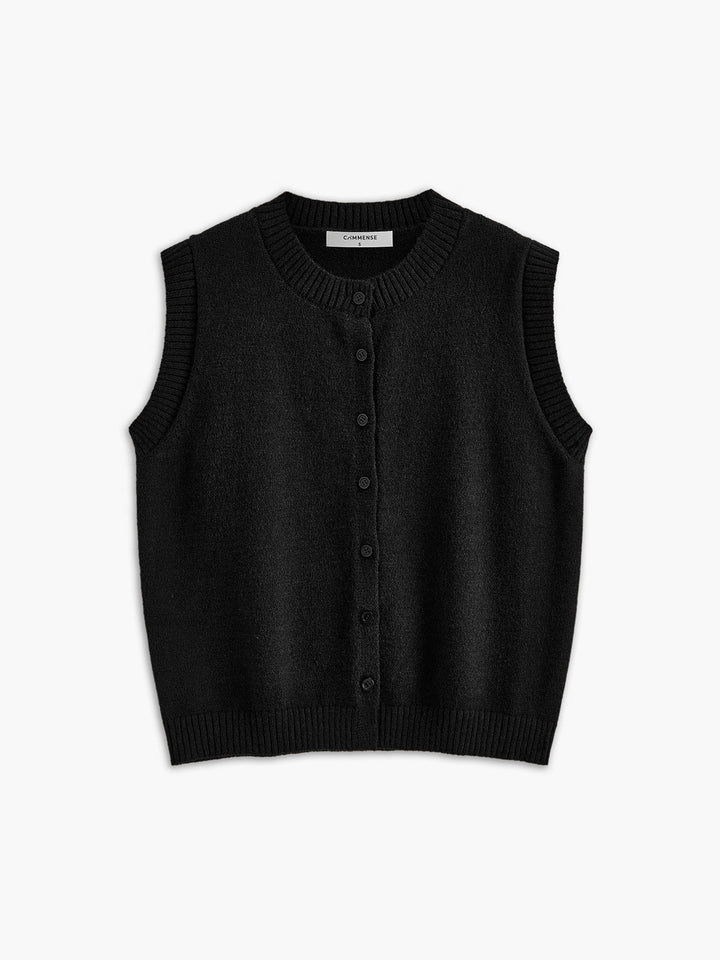Gilet Boutonné Décontracté