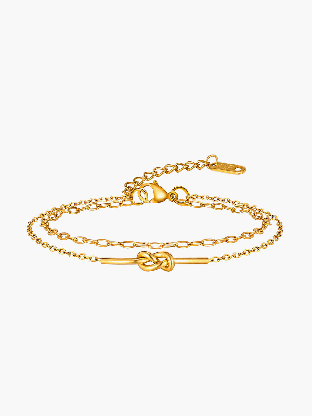 Bracelet double nœud élégant