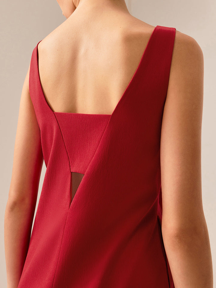 Robe débardeur à découpe sans dos