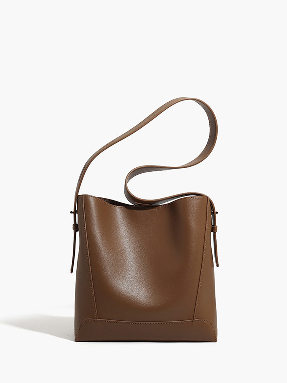 Sac seau passepoilé à boucle souple