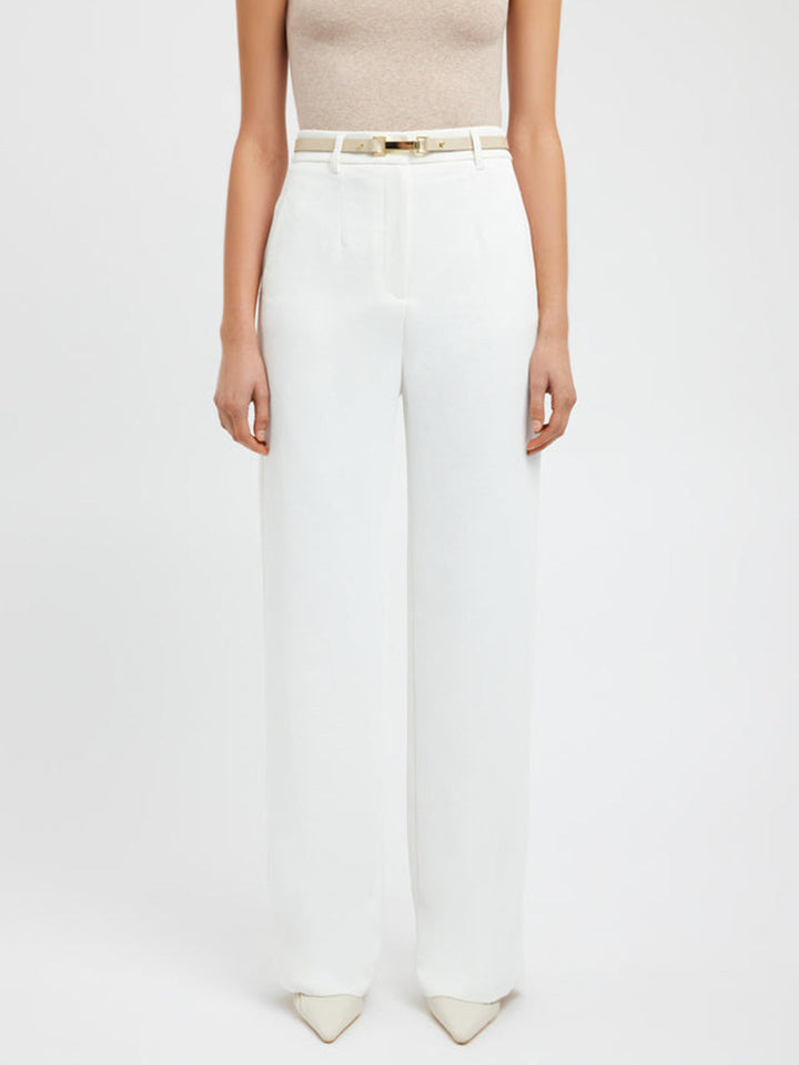 Pantalons Droits à Poches Style Habillé Décontracté