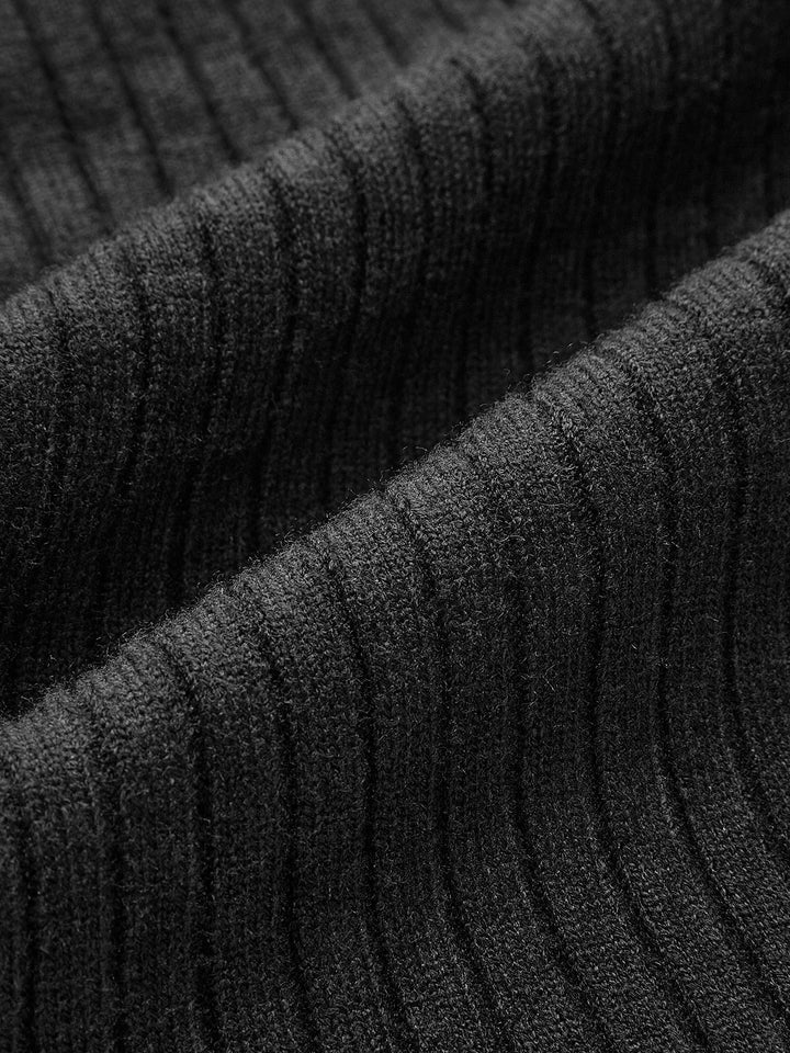 Haut Ajusté En Tricot Criss Cross Bicolore