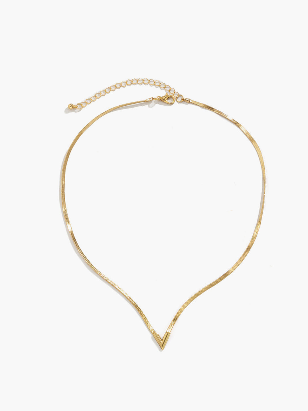 Collier chaîne serpent minimaliste