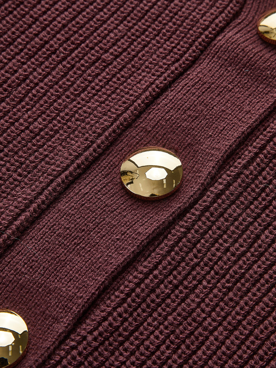 Gilet en maille côtelée mélangé coton