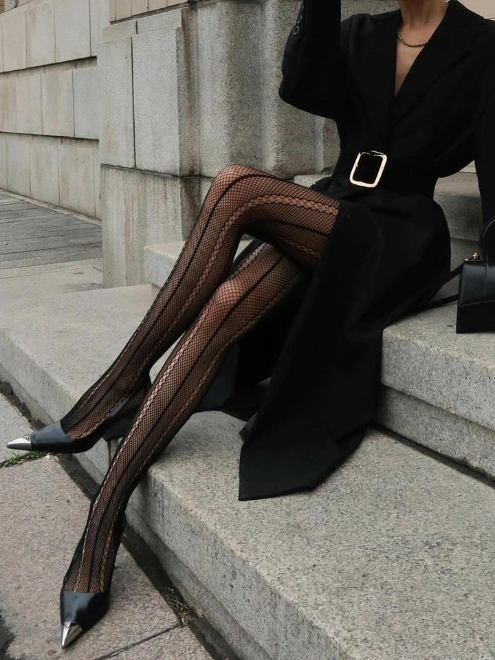 Collants Mi-Doux Texturés Creux