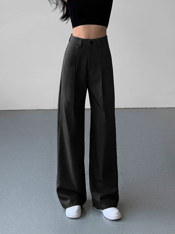 Pantalon Robe à Jambes Larges Divine Plissée