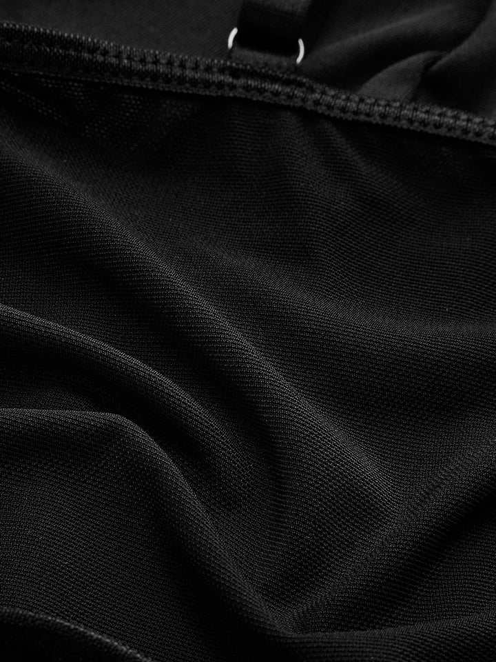 Corset Semi-Transparent à Pois en Maille