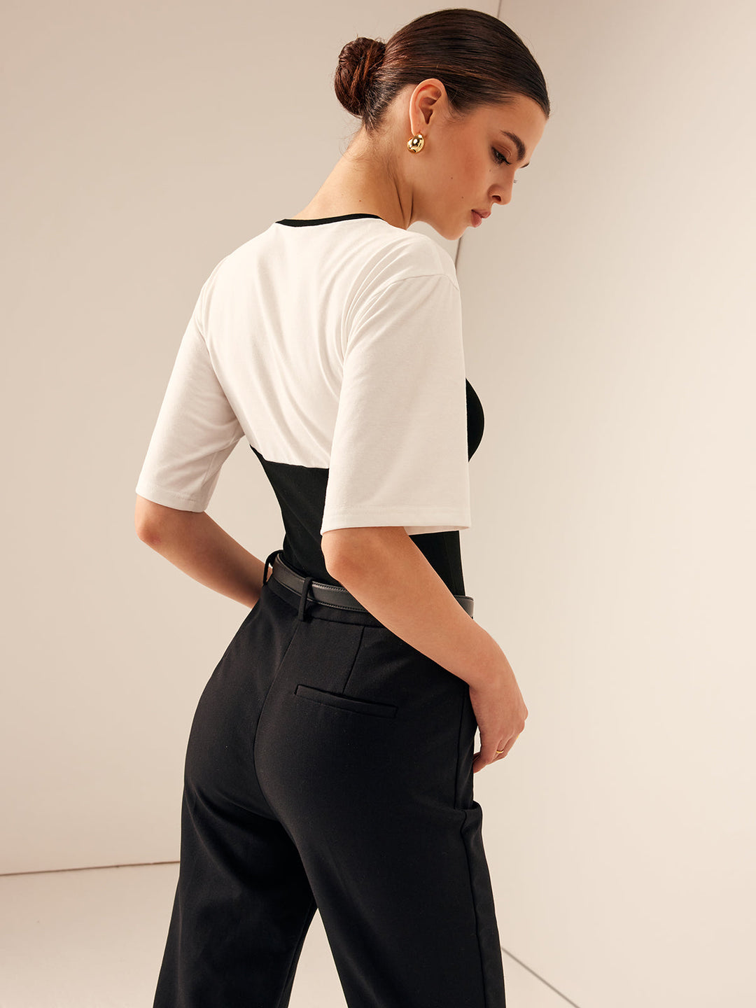 T-Shirt Stretch Bicolore