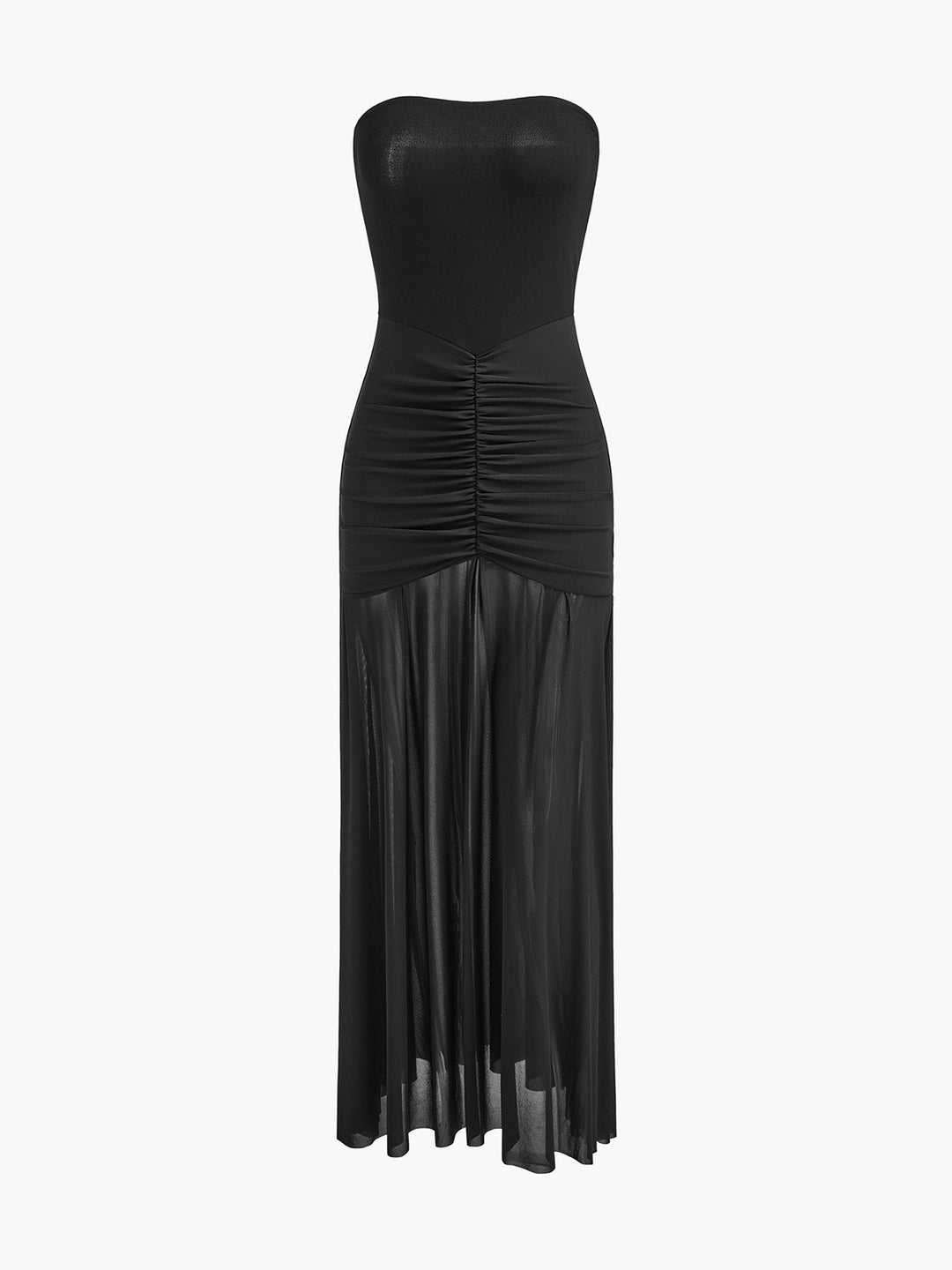 Robe Longue Plissée en Maille avec Châle