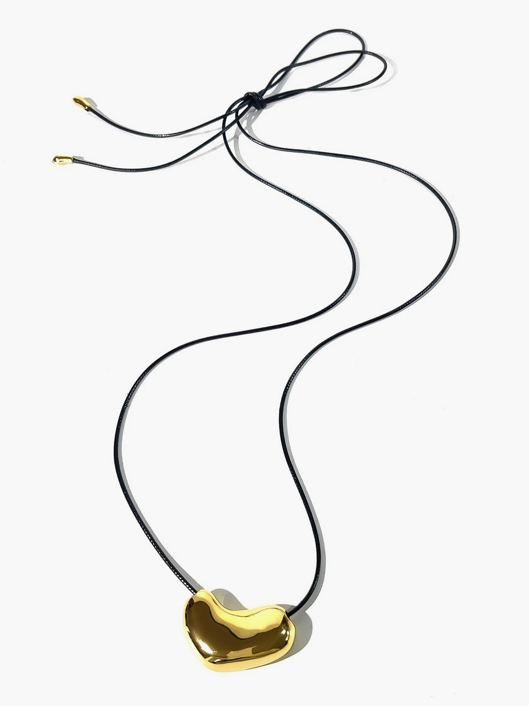 Collier Corde Coeur en V